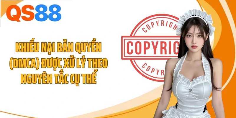 Khiếu nại bản quyền (DMCA) được xử lý theo nguyên tắc cụ thể