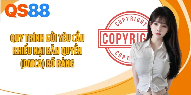 Quy trình gửi yêu cầu khiếu nại bản quyền (DMCA) rõ ràng